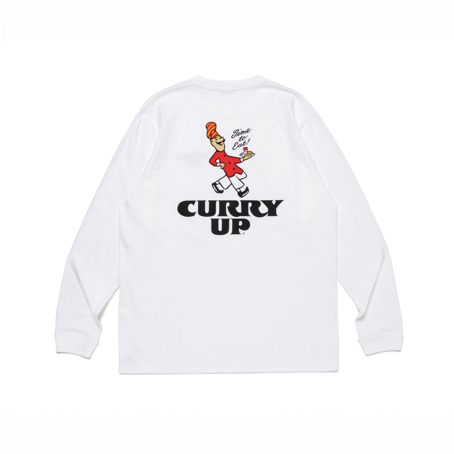 CURRY UP L/S T-SHIRT WH-B