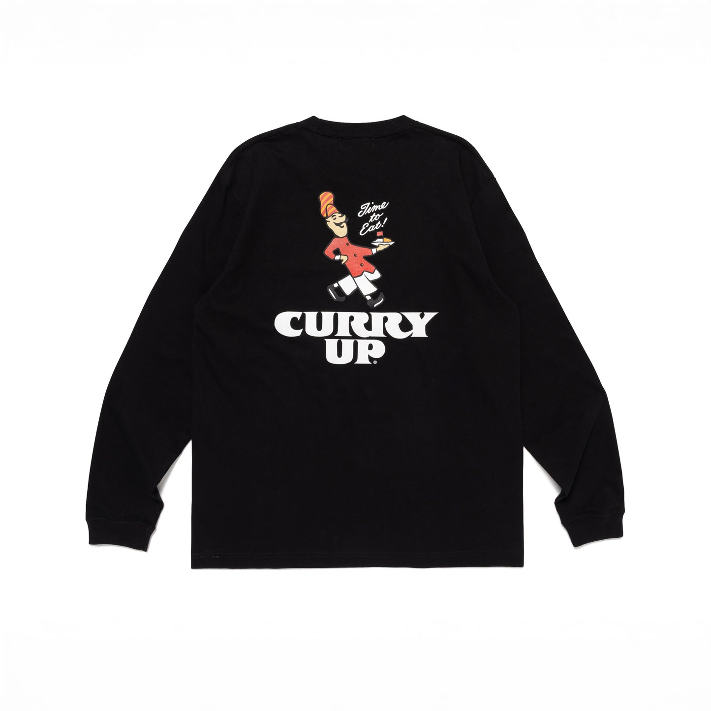 CURRY UP L/S T-SHIRT BK-B