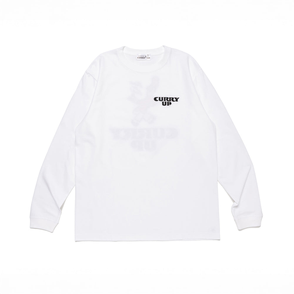 CURRY UP L/S T-SHIRT WH-A