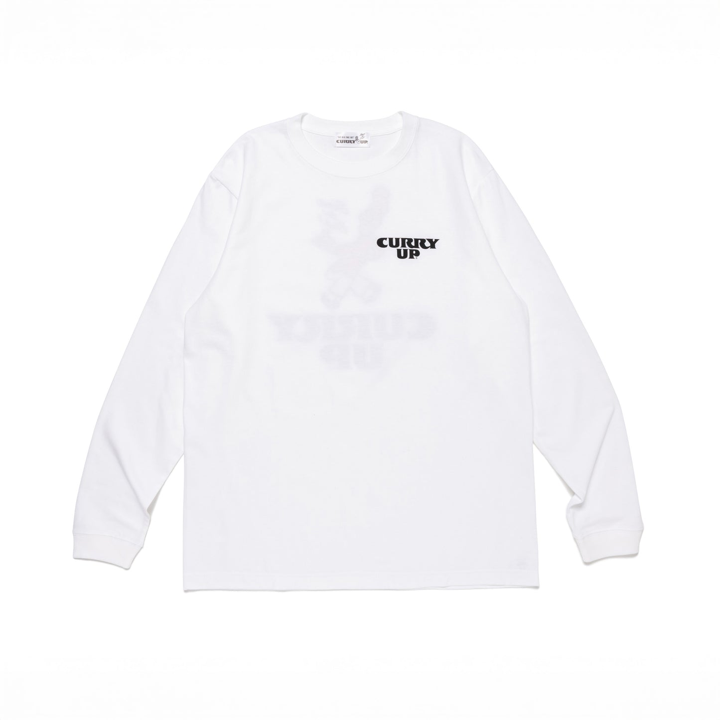 CURRY UP L/S T-SHIRT WH-A