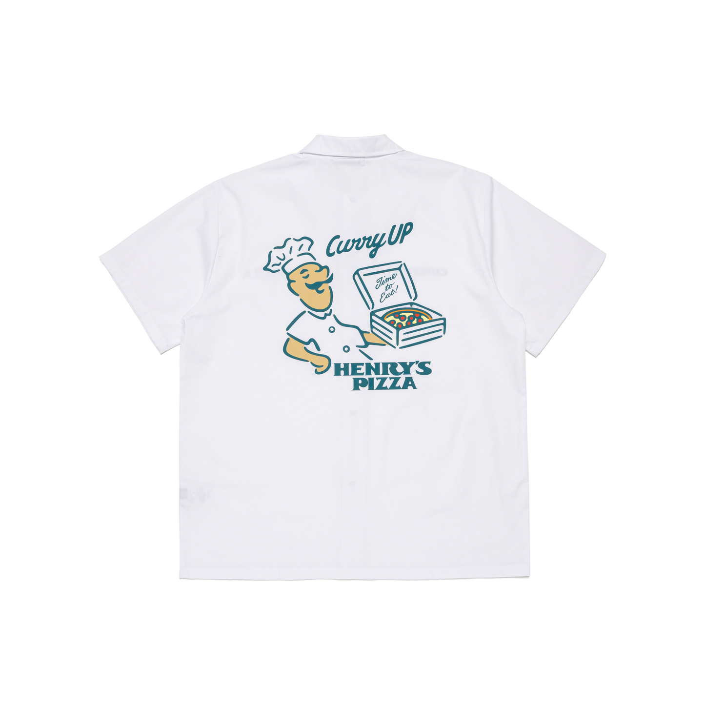 CURRY UP x Henry's PIZZA S/S WORK SHIRT