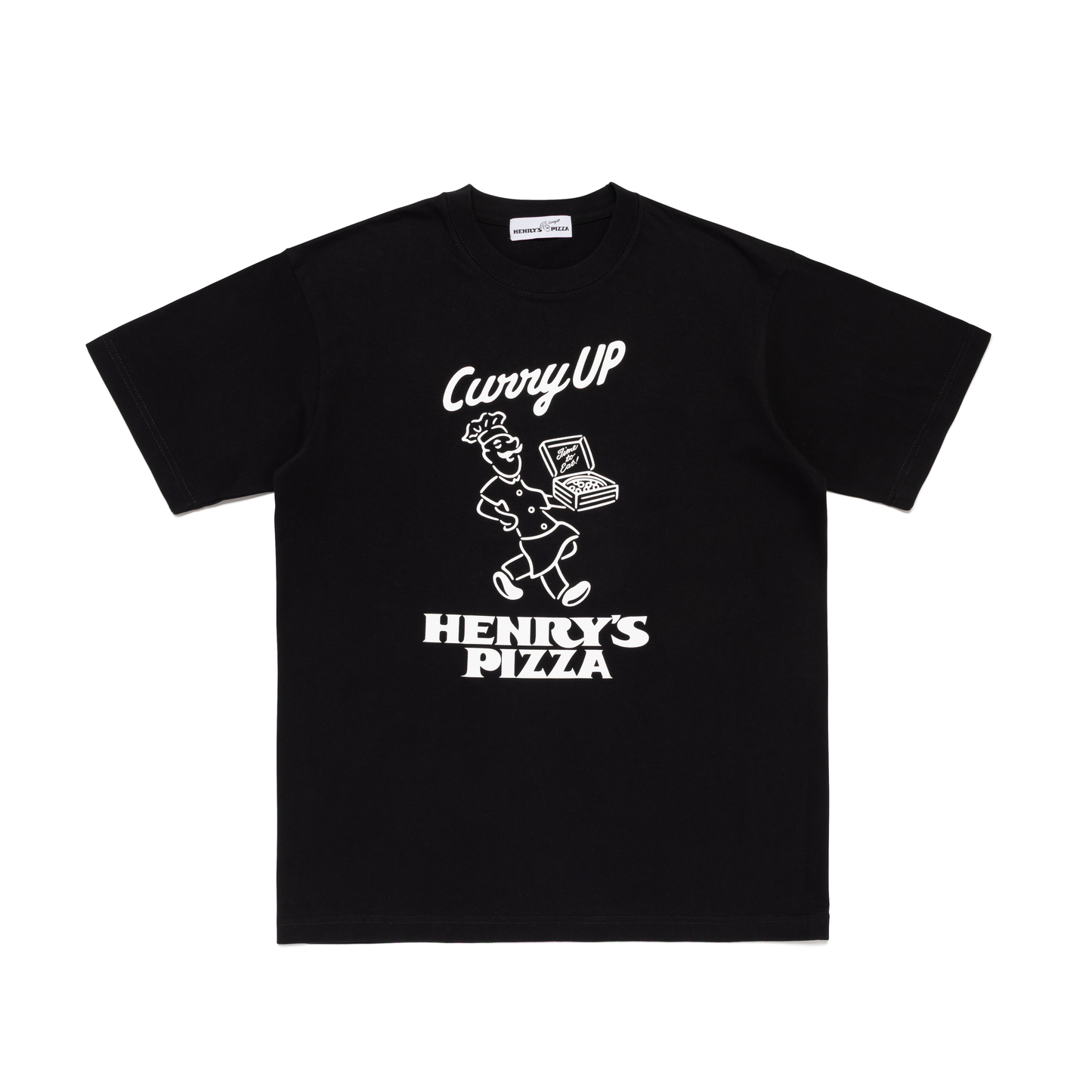 CURRY UP x Henry's PIZZA GRAPHIC T-SHIRT #1