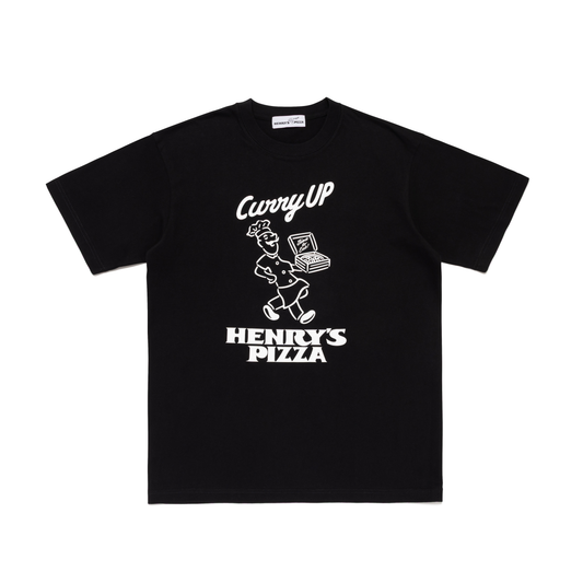 CURRY UP x Henry's PIZZA GRAPHIC T-SHIRT #1